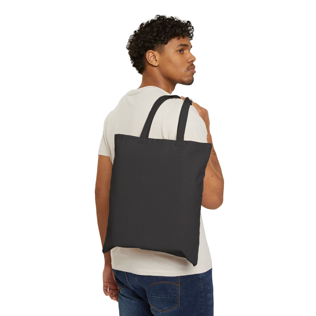 Red & Blue Capsule Tote — Minimalist Cotton Canvas Bag