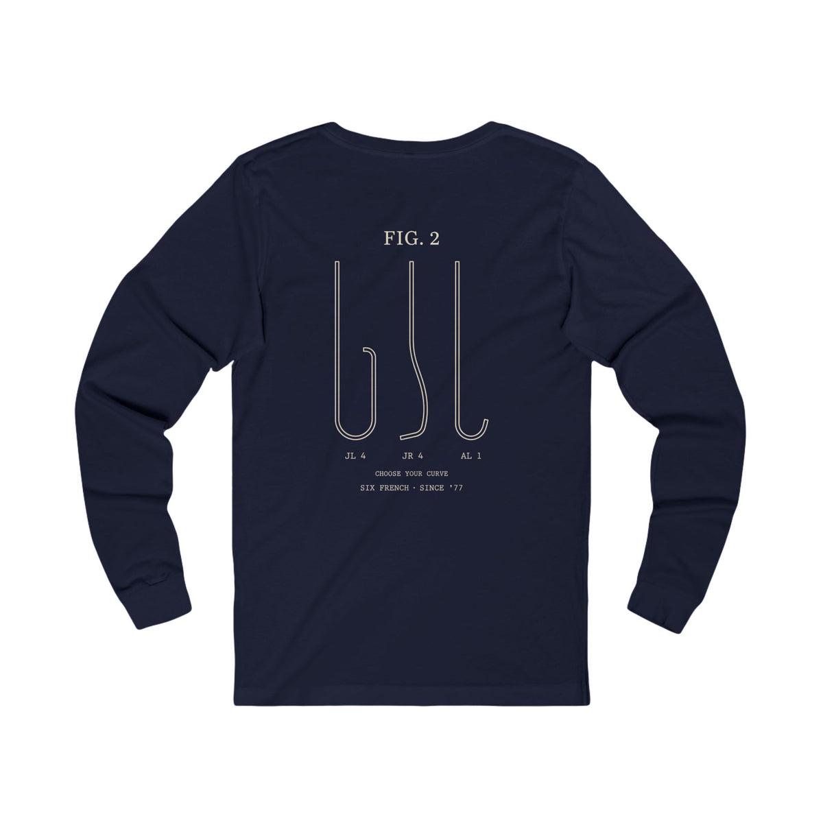 Cardiology Diagram Long Sleeve Tee — 'Judkins Left 4' Technical Heart Design