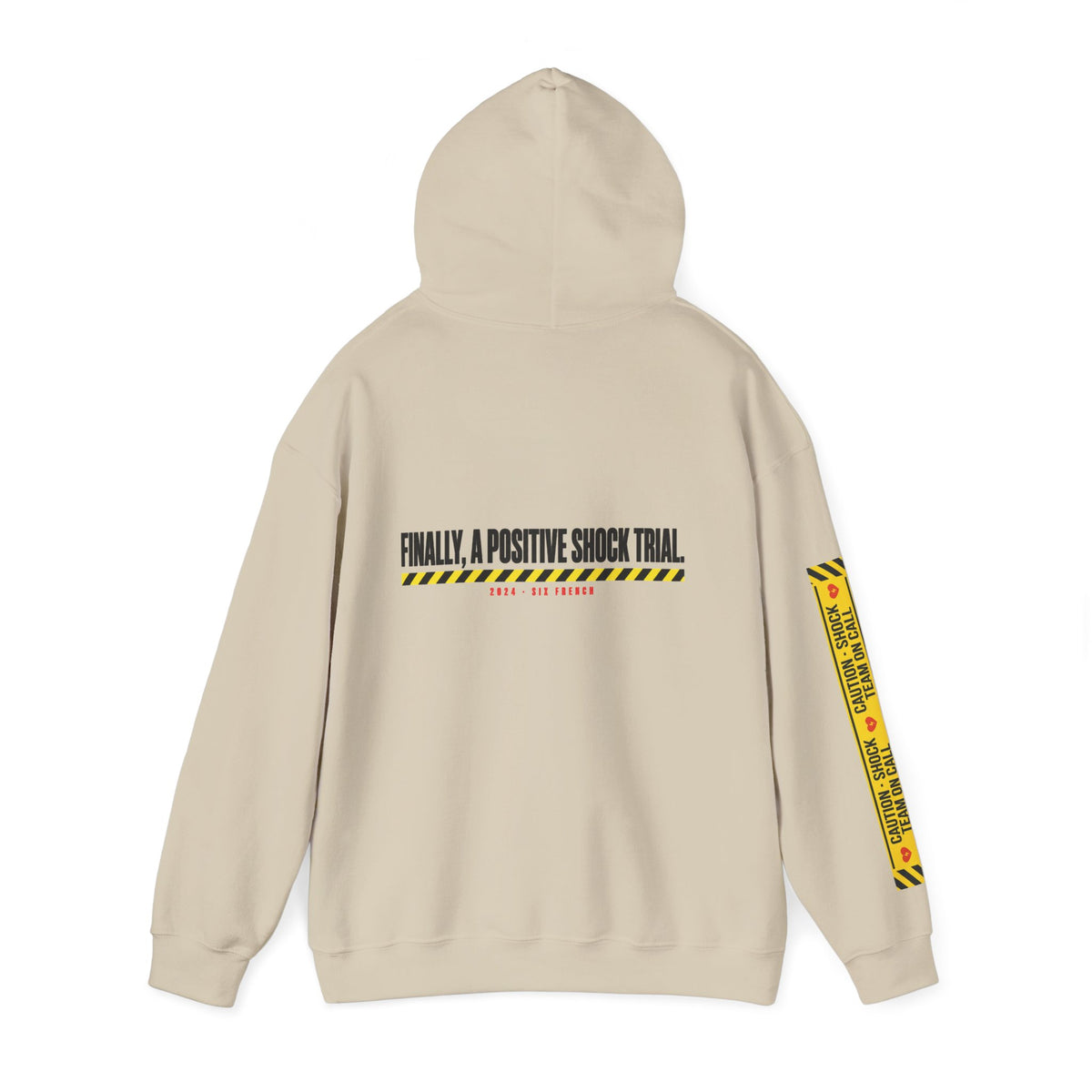 Hoodie — “Danger (Got Shocked)” Medical Humor Pullover