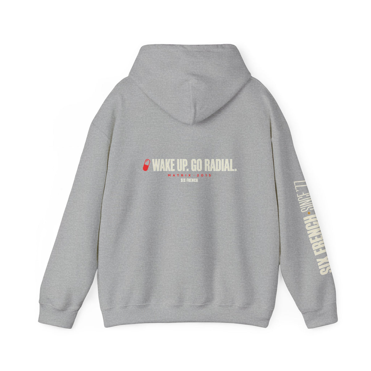 Hoodie — Red & Blue Pill Minimalist Graphic Pullover