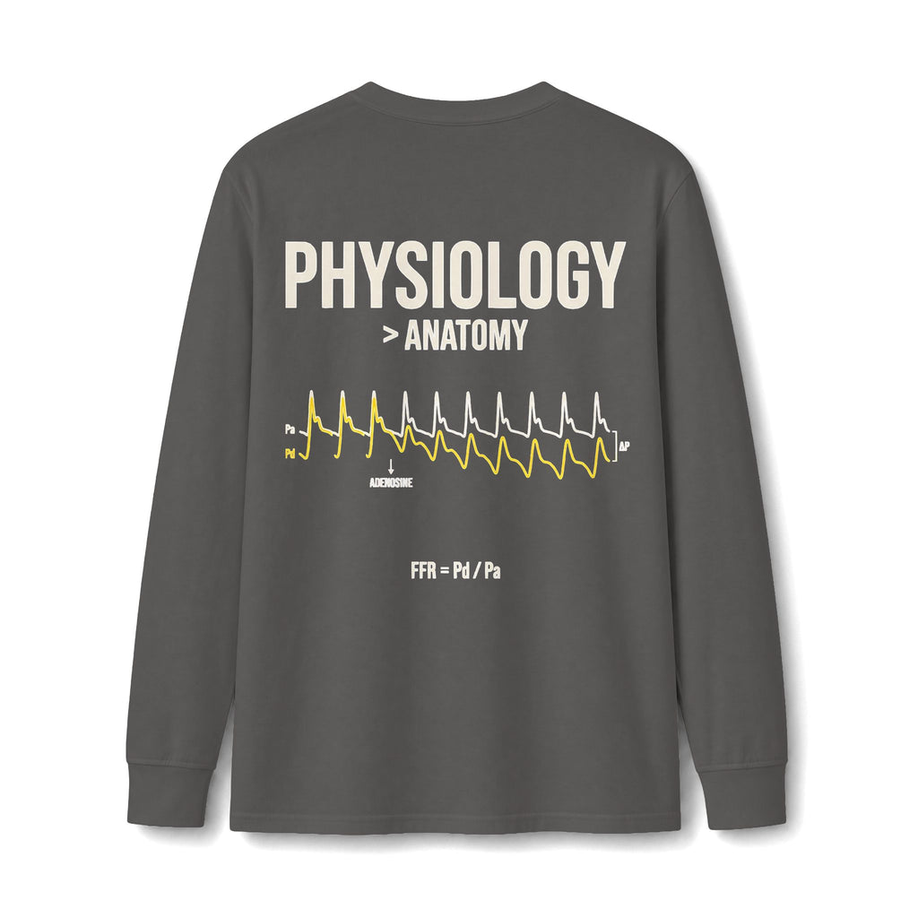 Physiology > Anatomy Long Sleeve Tee — "It's Not Significant 0.80 Until The Wire Says So"