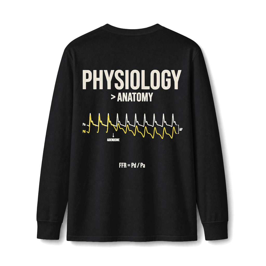 Physiology > Anatomy Long Sleeve Tee — "It's Not Significant 0.80 Until The Wire Says So"