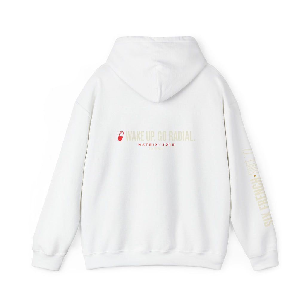 Hoodie — Red & Blue Pill Minimalist Graphic Pullover
