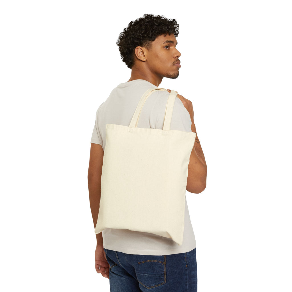 Red & Blue Capsule Tote — Minimalist Cotton Canvas Bag