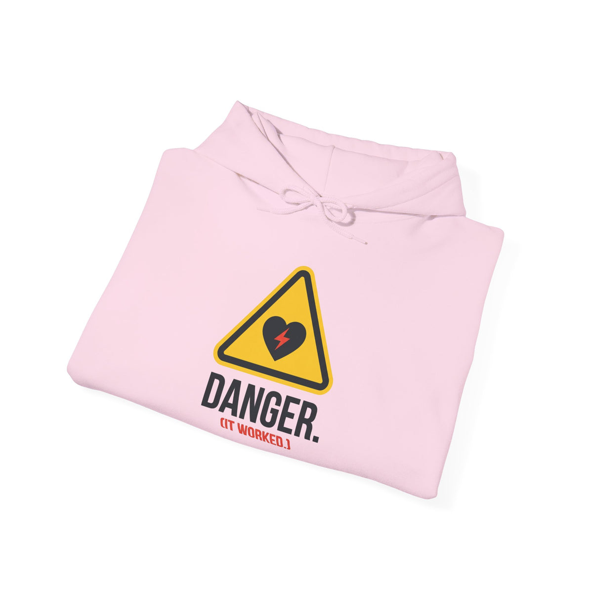 Hoodie — “Danger (Got Shocked)” Medical Humor Pullover