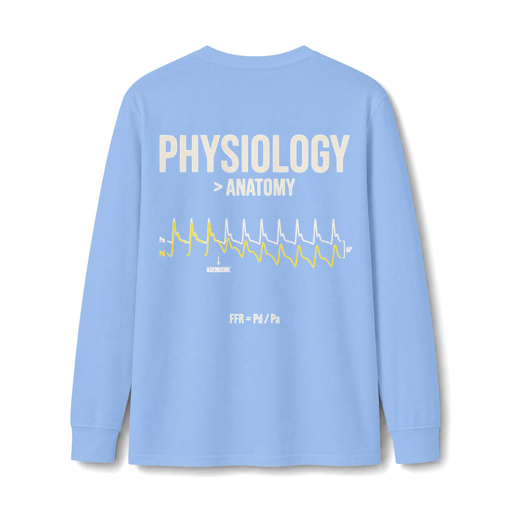 Physiology > Anatomy Long Sleeve Tee — "It's Not Significant 0.80 Until The Wire Says So"