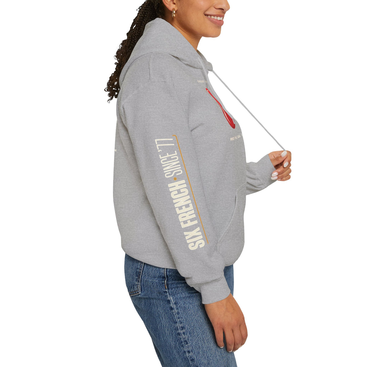 Hoodie — Red & Blue Pill Minimalist Graphic Pullover
