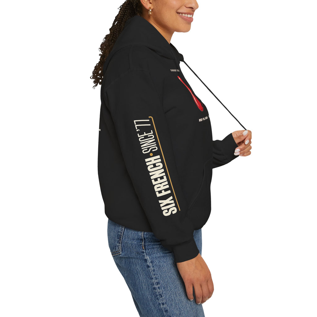 Hoodie — Red & Blue Pill Minimalist Graphic Pullover