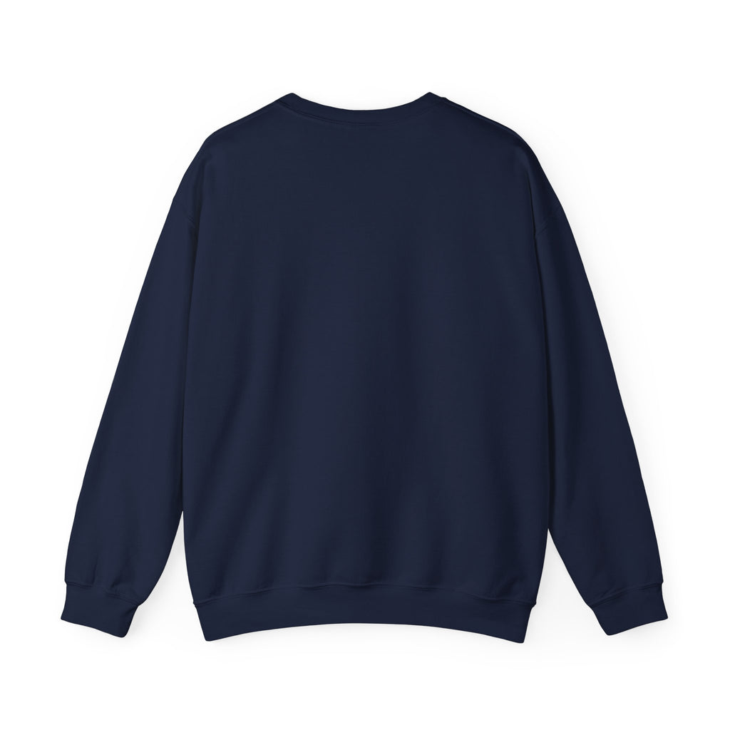 Capsule Choice Crewneck Sweatshirt — Red & Blue Pill Minimalist Graphic