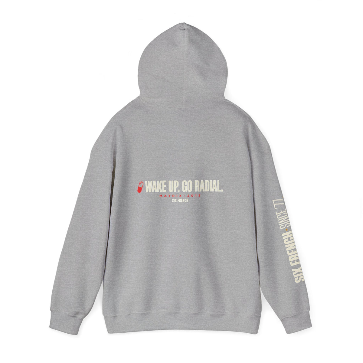 Hoodie — Red & Blue Pill Minimalist Graphic Pullover