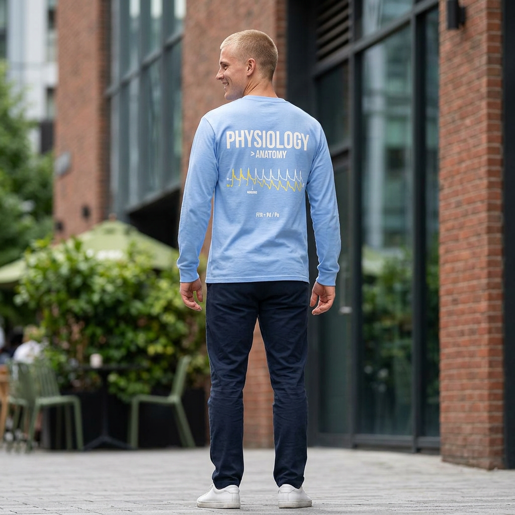 Physiology > Anatomy Long Sleeve Tee — "It's Not Significant 0.80 Until The Wire Says So"