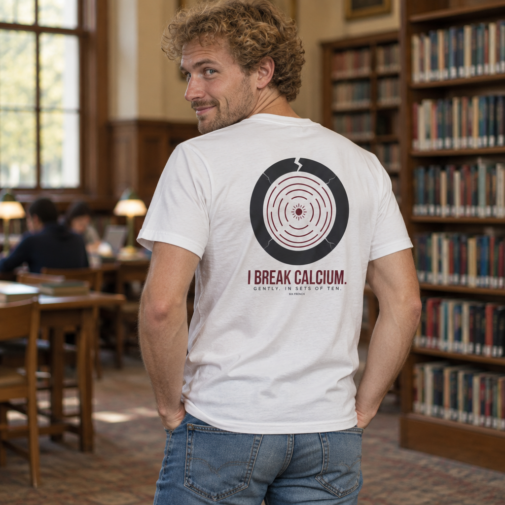 I Don’t Break Hearts / I Break Calcium T‑Shirt — Funny Anatomy Med Student Tee