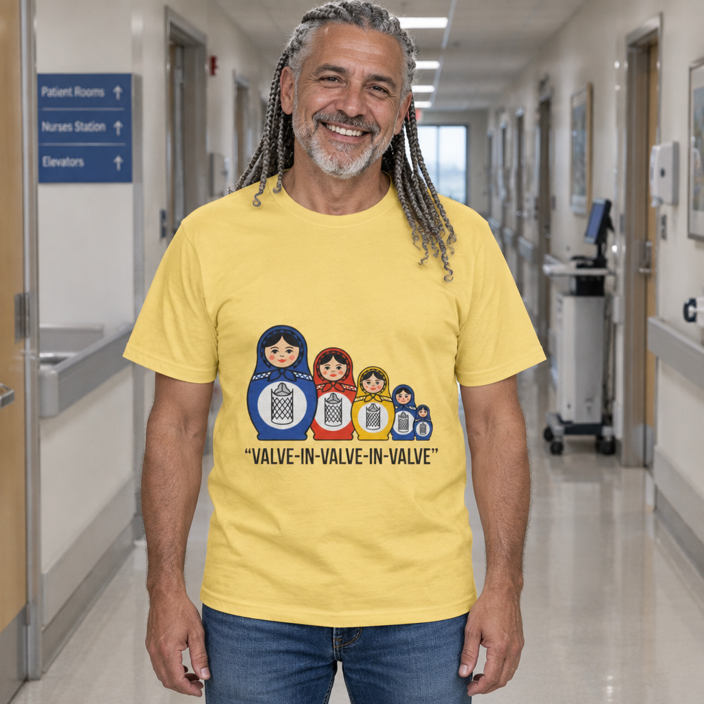 Matryoshka Valve-Stack T-Shirt — “Valve-in-Valve-in-Valve” Nesting Dolls Tee