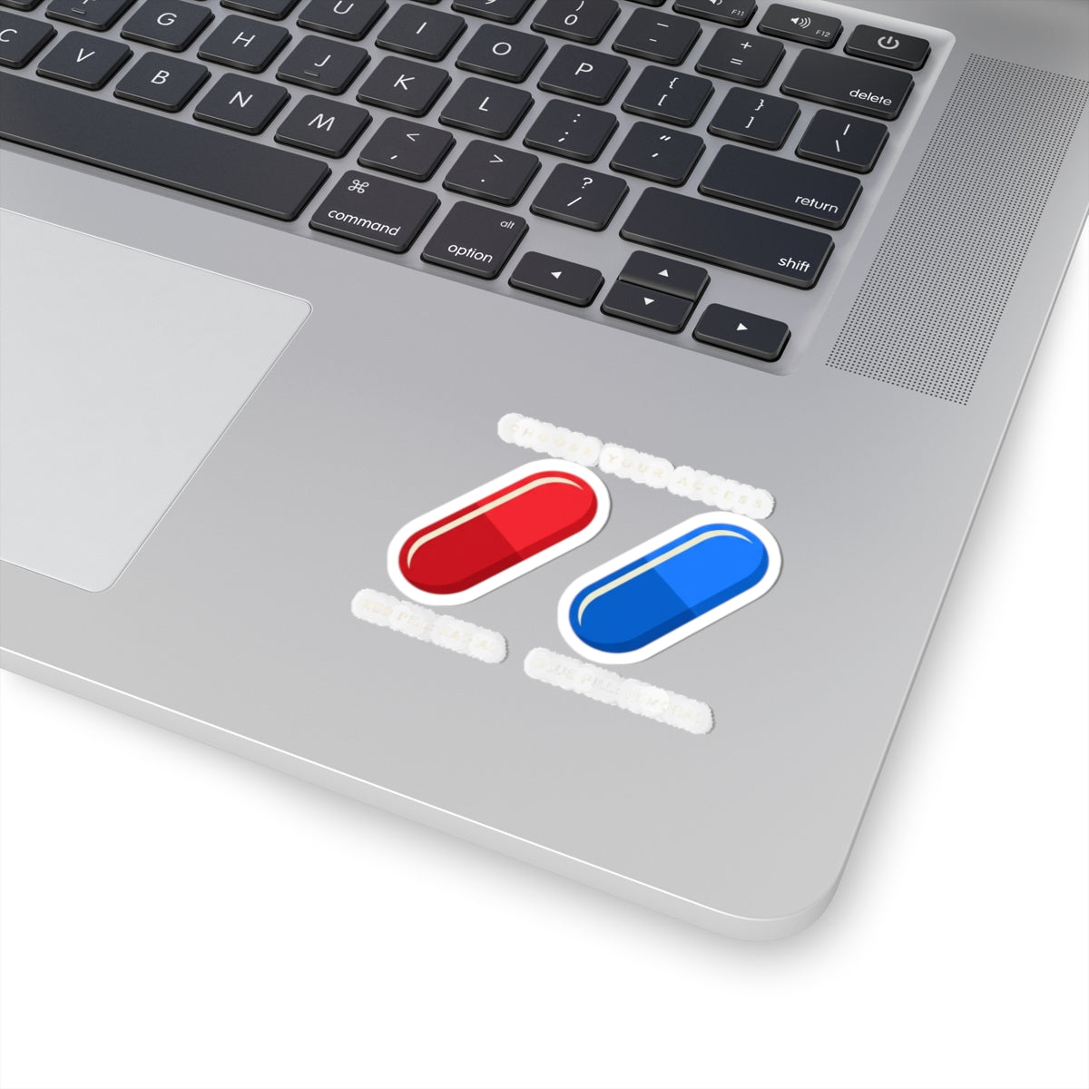 Red & Blue Pill Kiss-Cut Stickers — Choice Laptop Sticker Set