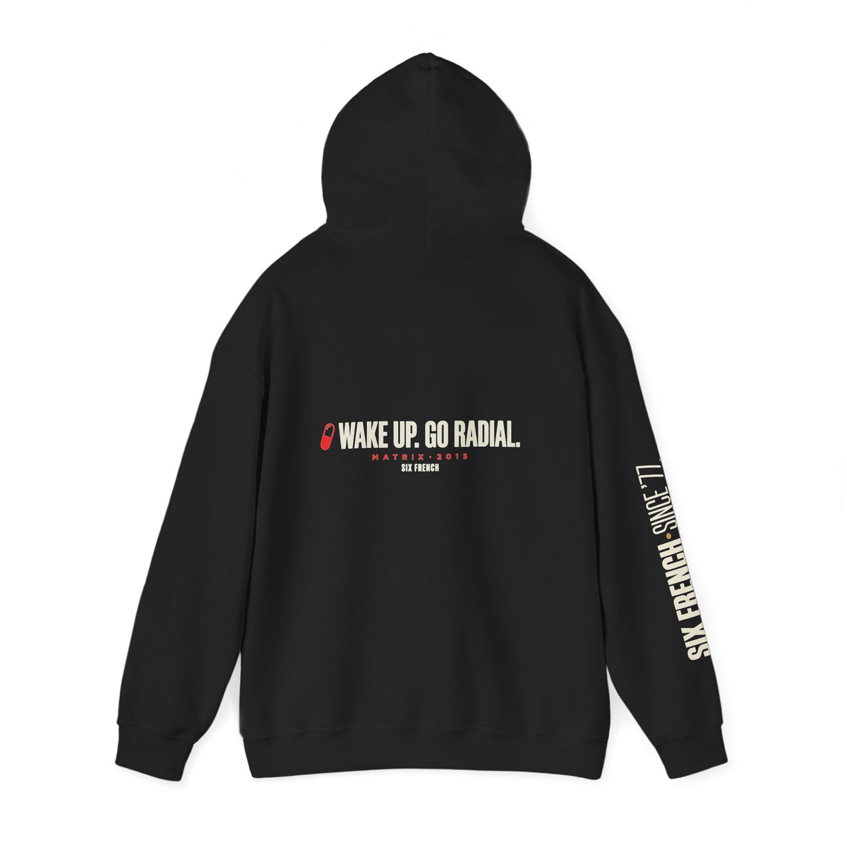 Hoodie — Red & Blue Pill Minimalist Graphic Pullover