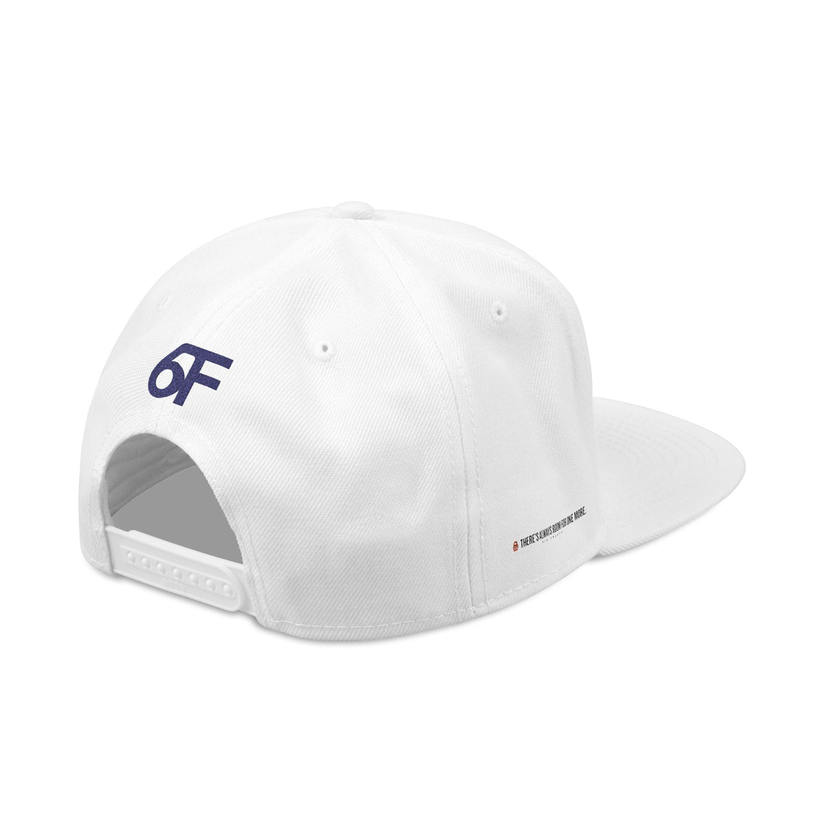 Embroidered Black Snapback Hat — Minimal Flat-Brim Streetwear Cap