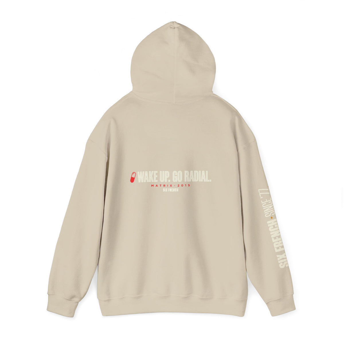 Hoodie — Red & Blue Pill Minimalist Graphic Pullover