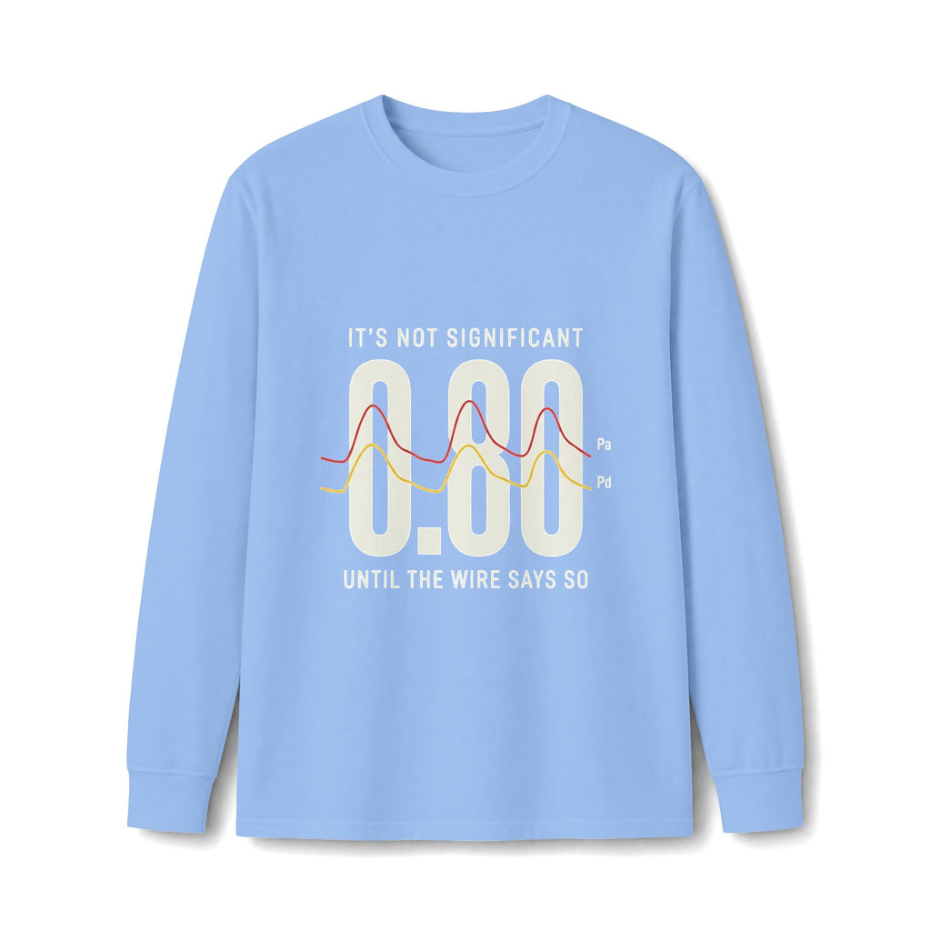 Physiology > Anatomy Long Sleeve Tee — "It's Not Significant 0.80 Until The Wire Says So"