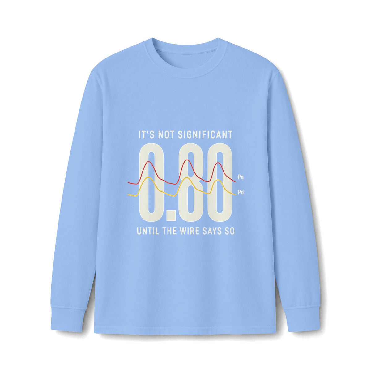 Physiology > Anatomy Long Sleeve Tee — "It's Not Significant 0.80 Until The Wire Says So"